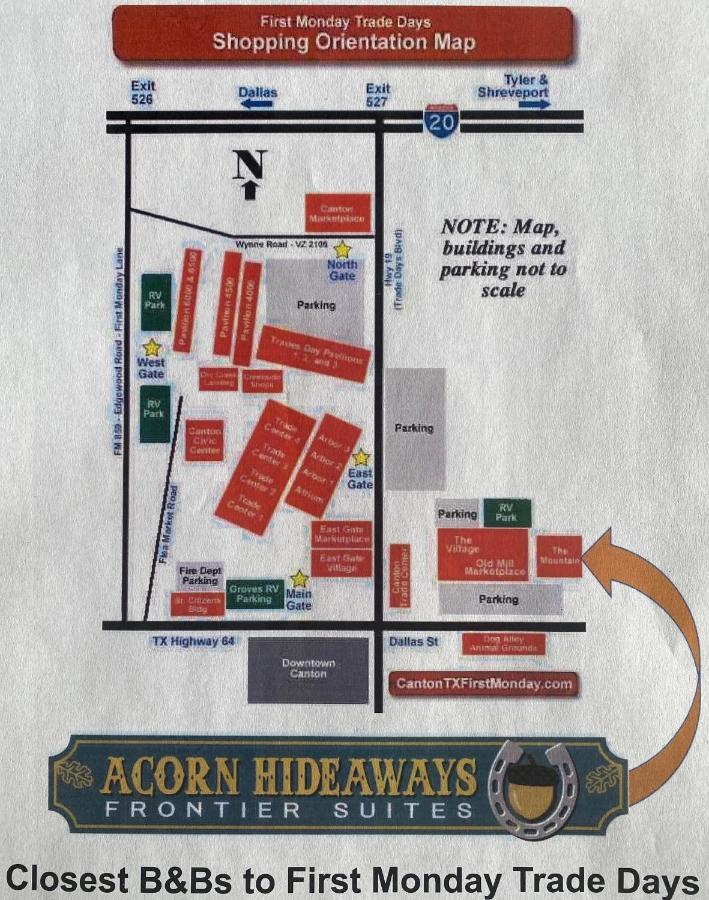 Acorn Hideaways Canton Charming Pioneer Suite 1890'S General Store Екстер'єр фото